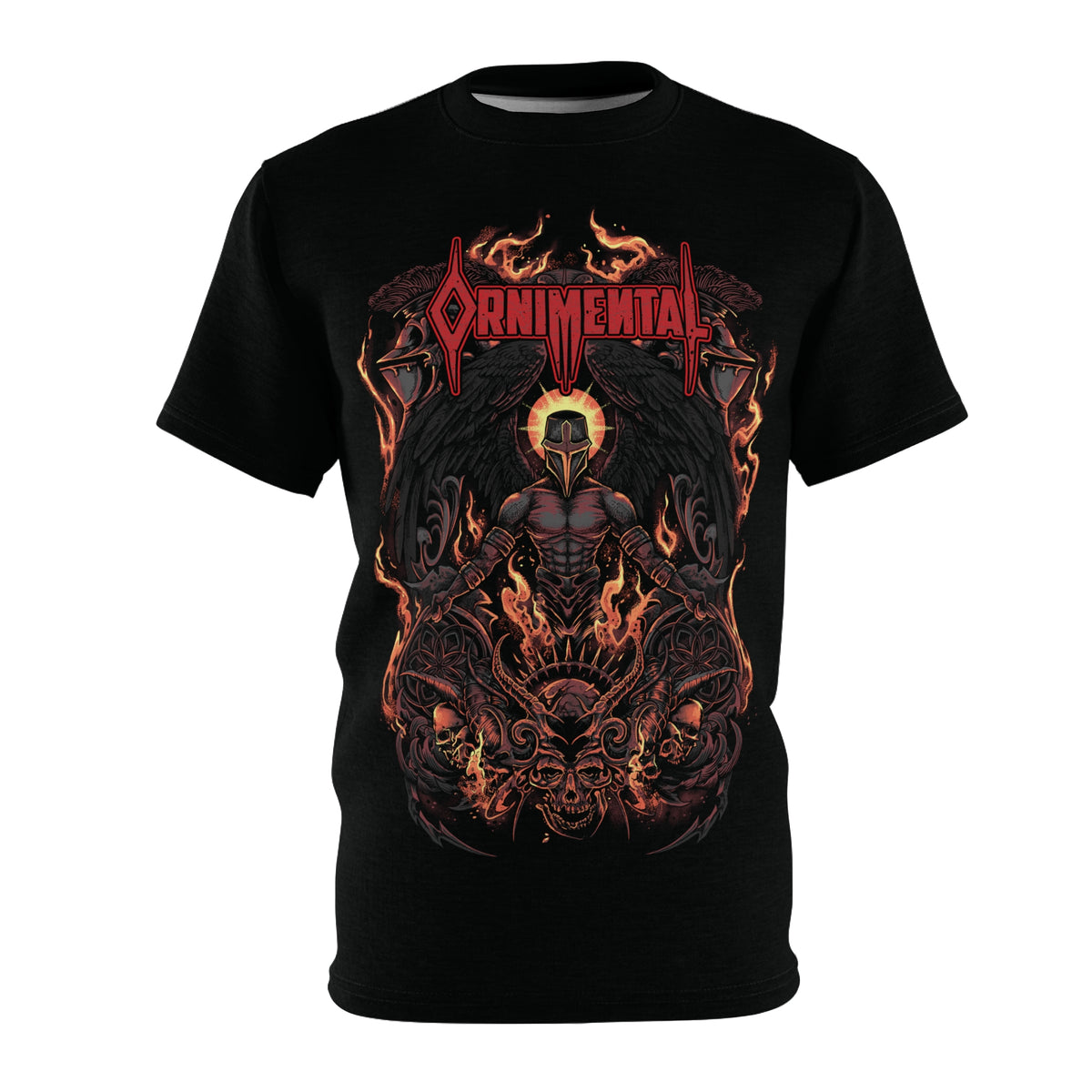 【SATIIIZ】Jenelle Flame Over T-shirt Jenelle Flame Over T-shirt - satiiiz