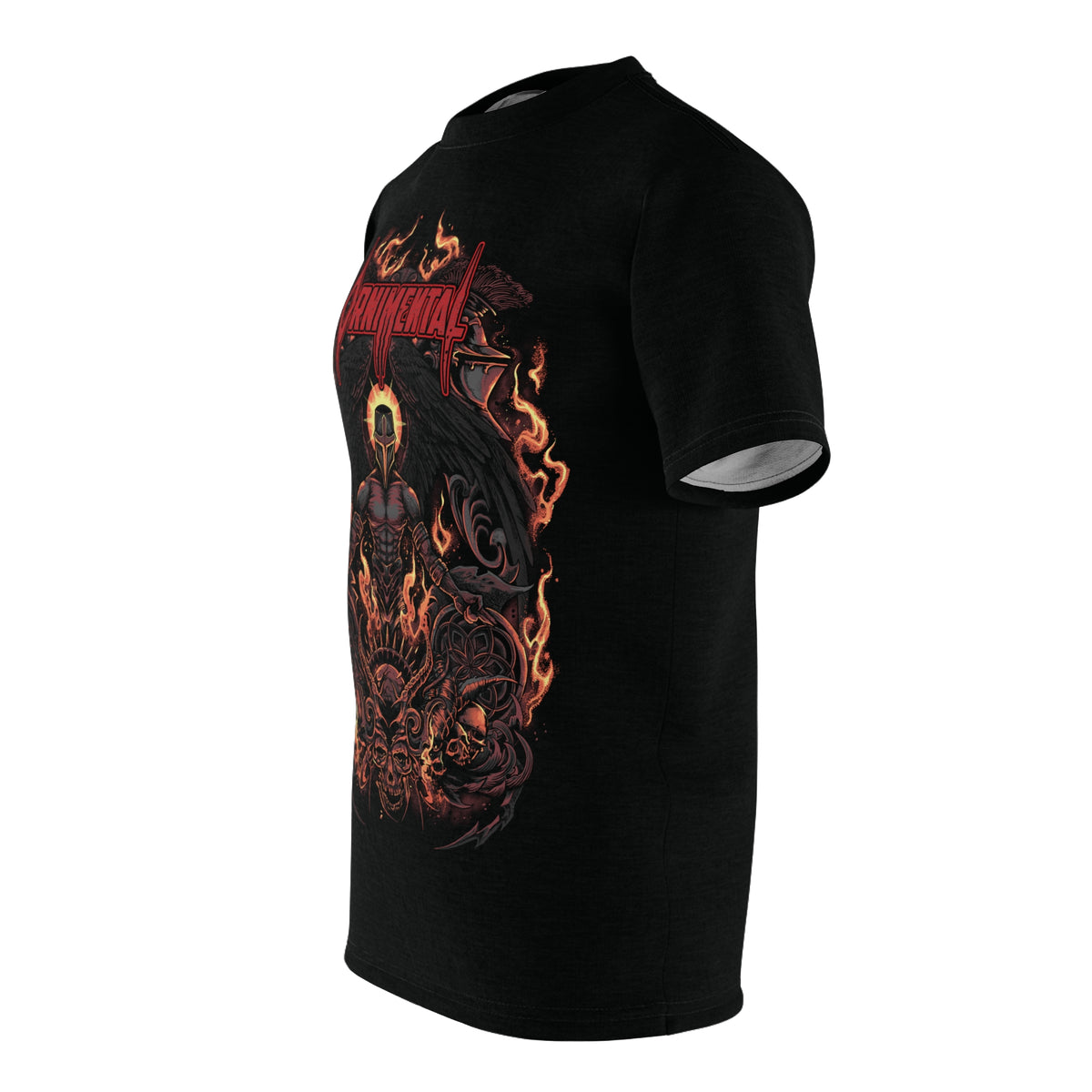 【SATIIIZ】Jenelle Flame Over T-shirt Jenelle Flame Over T-shirt - satiiiz